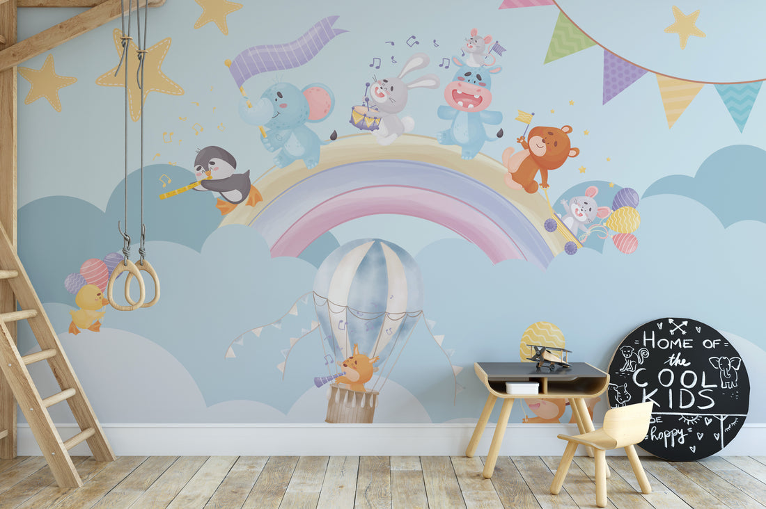 Trendy Kids Wallpaper Ideas That Brightens Room