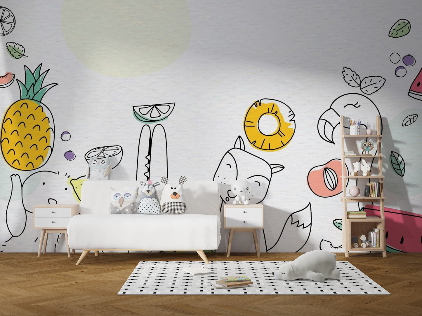 Fruity Kids Wallpaper Mural