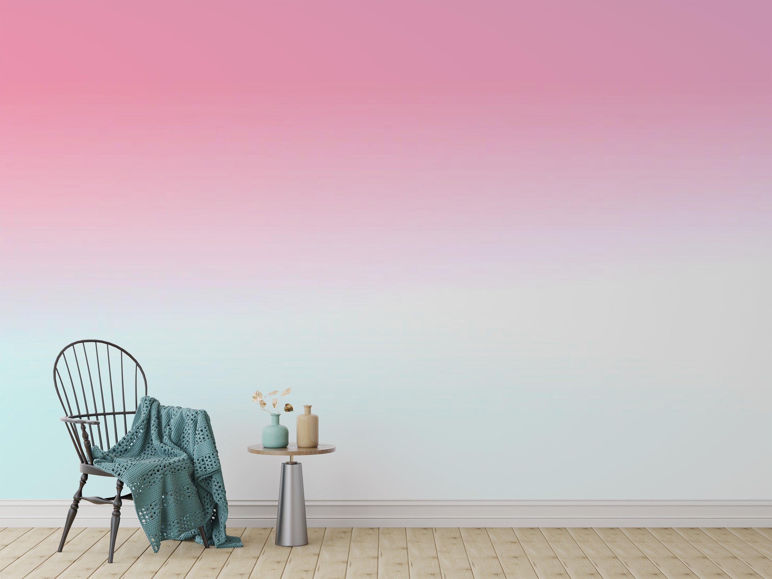 Rosy Pink mural Wallpaper