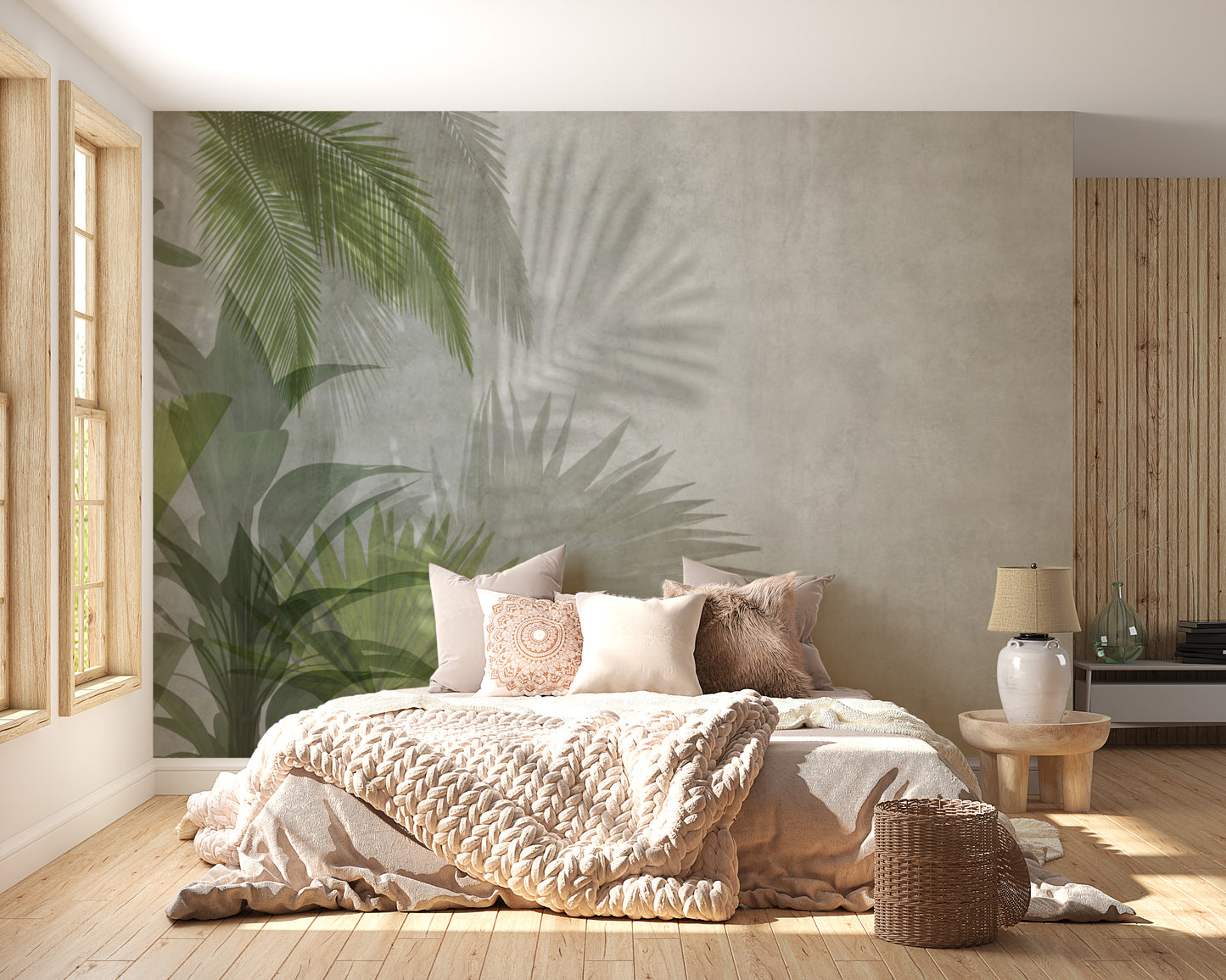 Green Leaves Wallpaper Wall Murals