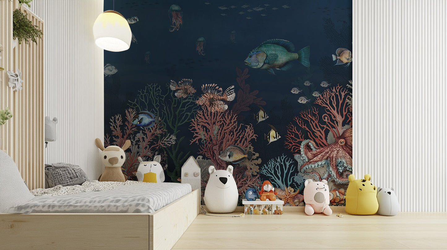 Coral Marvels Wall Mural