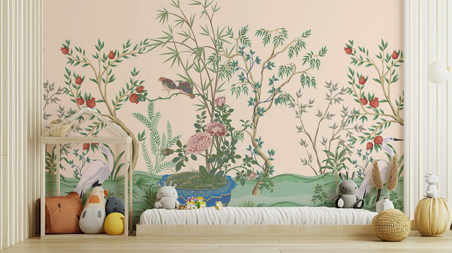 Chinese Garden Wallpaper Mural