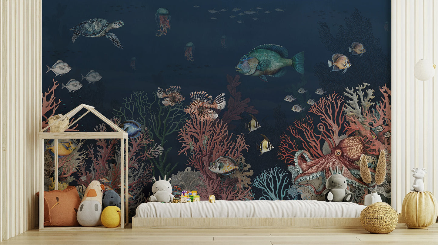 Coral Marvels Wall Mural