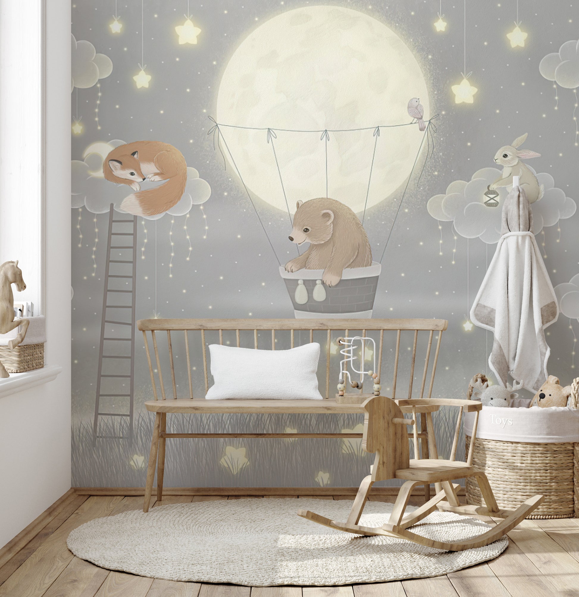 Playful Woodland Animal Wall Decor
