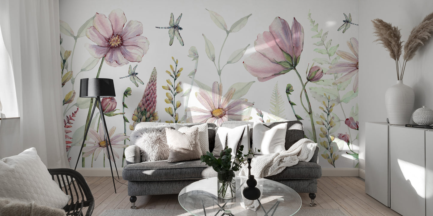 Fabulous Flowers wallpaper for wall