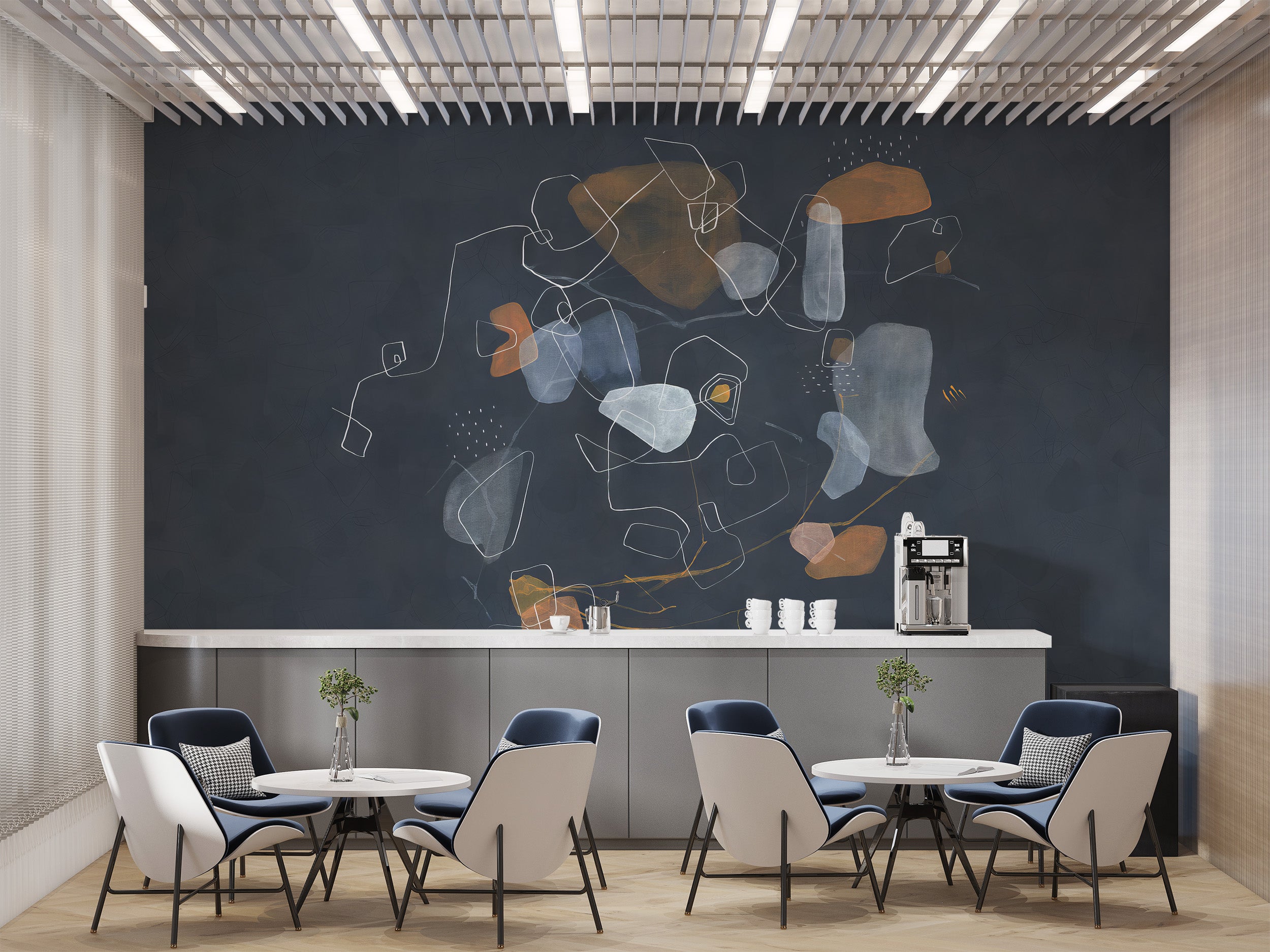 Cosmic Rhythm Wallpaper Mural - Giffywalls