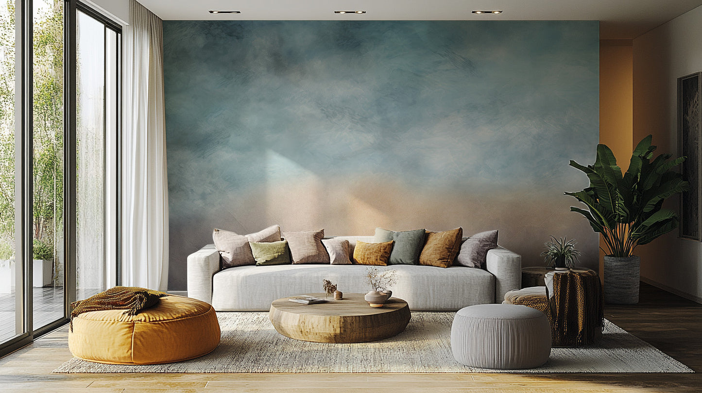 Ombre Cloud Wall Mural