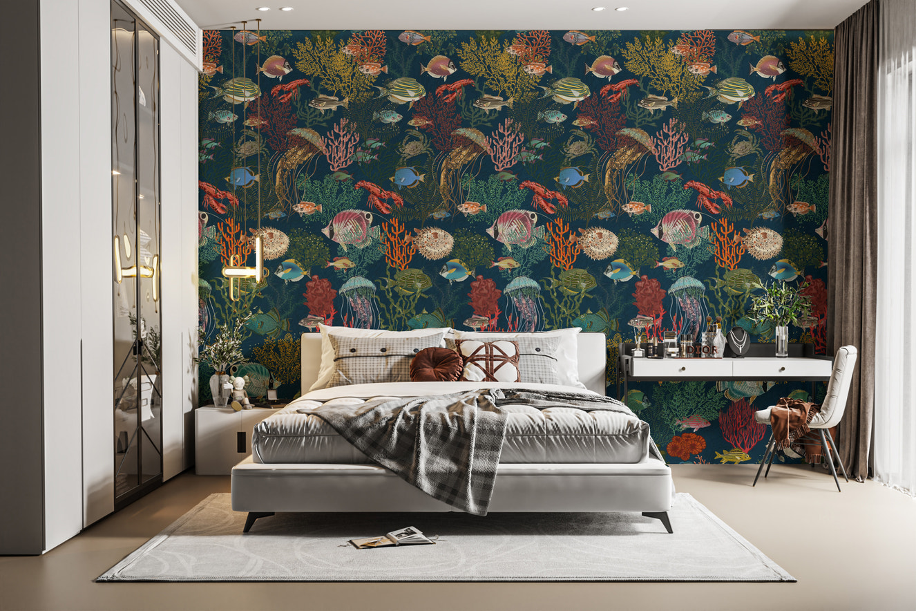 Enchanting Marine Life Wallpaper Mural
