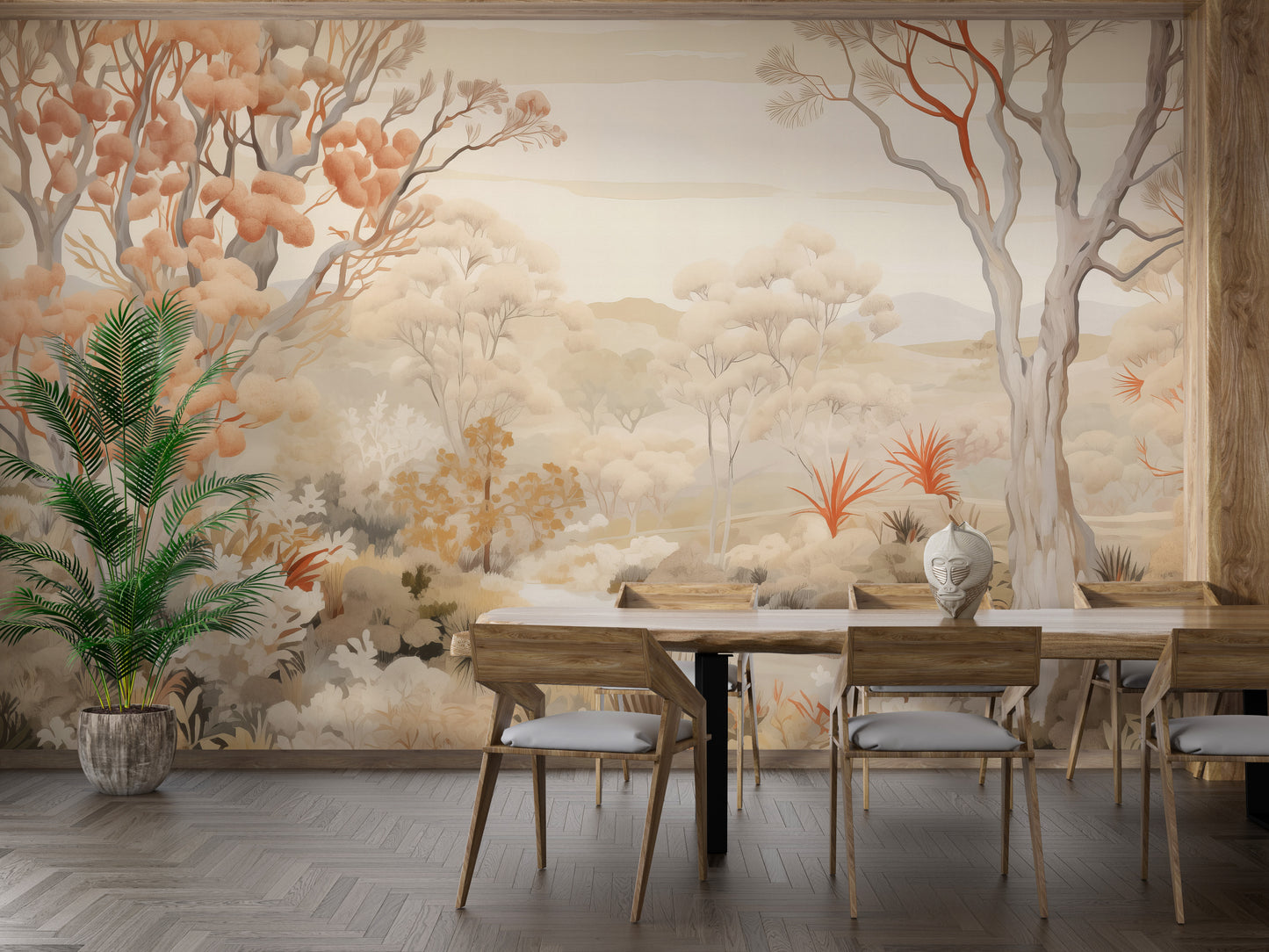 Beautiful Autumn Forest Wallpaper Mural