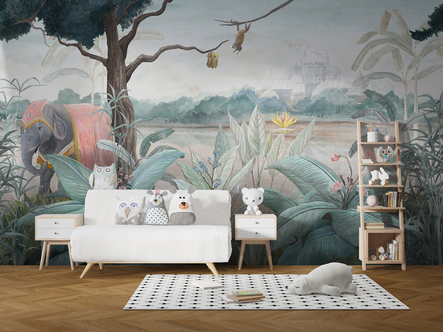 Royal Elephant Wallpaper Mural for Wall