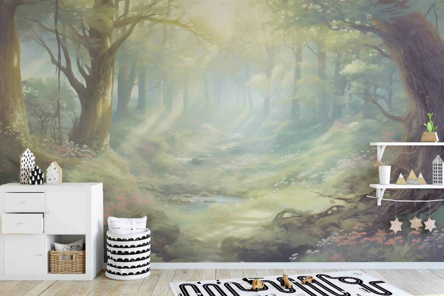 Sunset Forest Wallpaper Murals