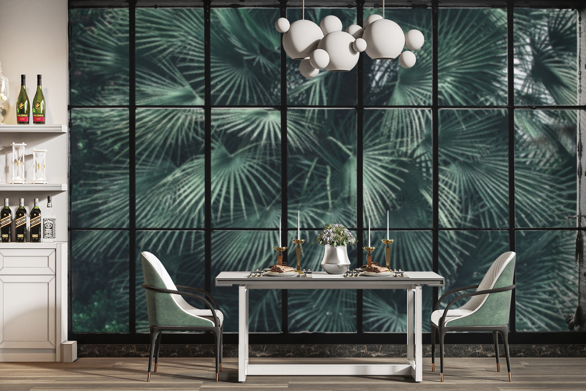 Tropical greenery home decor with botanical charm
