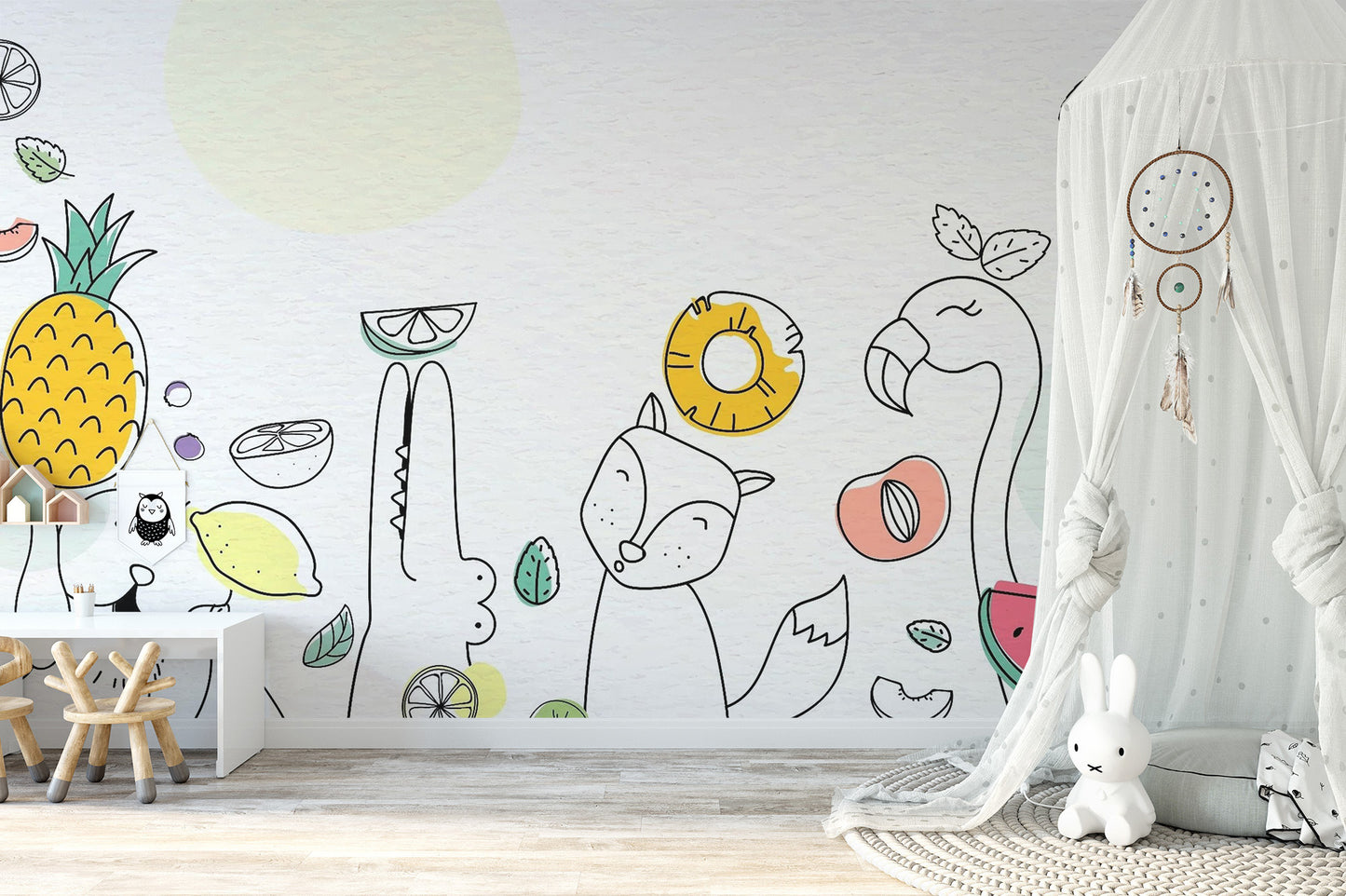 Fruity Kids Wallpaper Mural