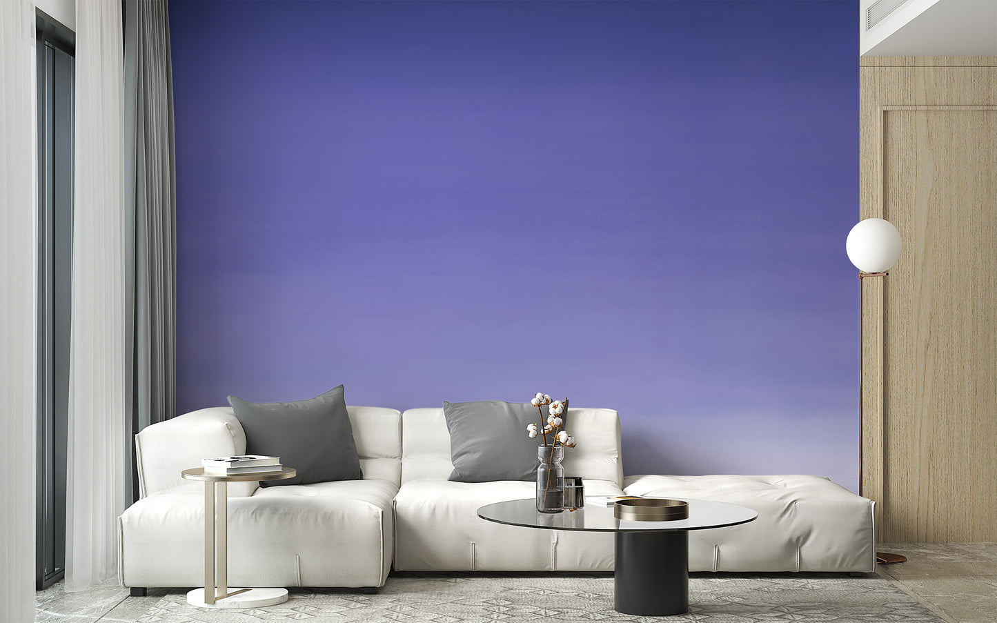 Purple Ombre Wall Mural