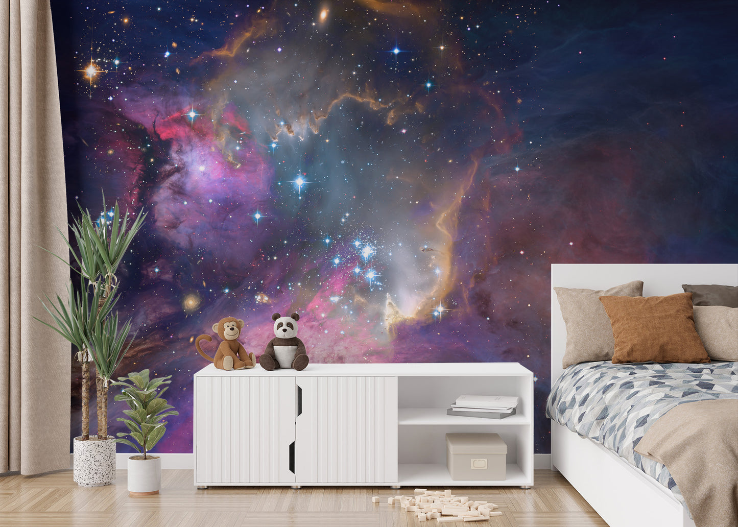 Galactic Nebula Space Wall Mural