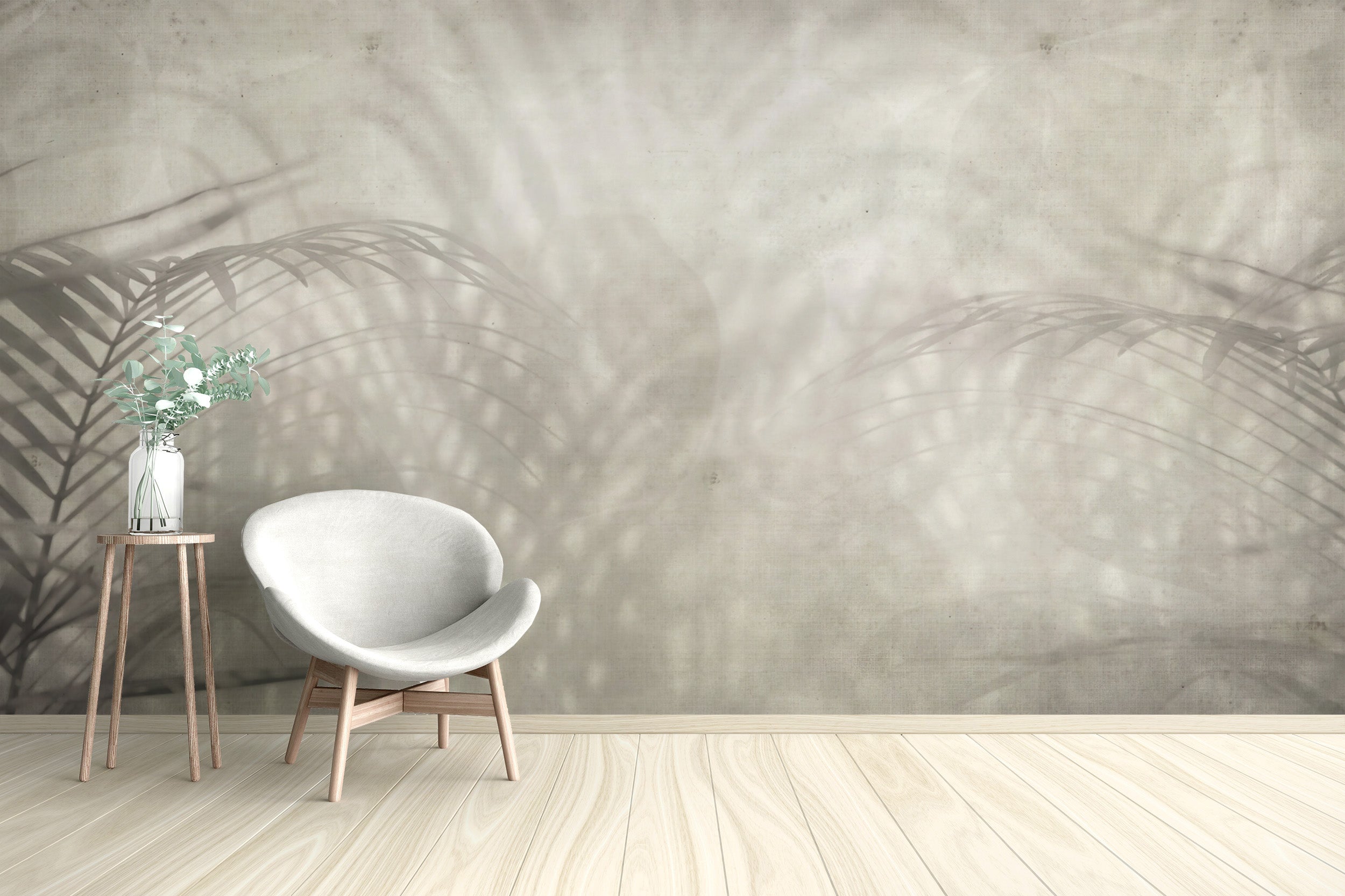 Timeless Nature's Grace wallpaper adds depth to any space.
