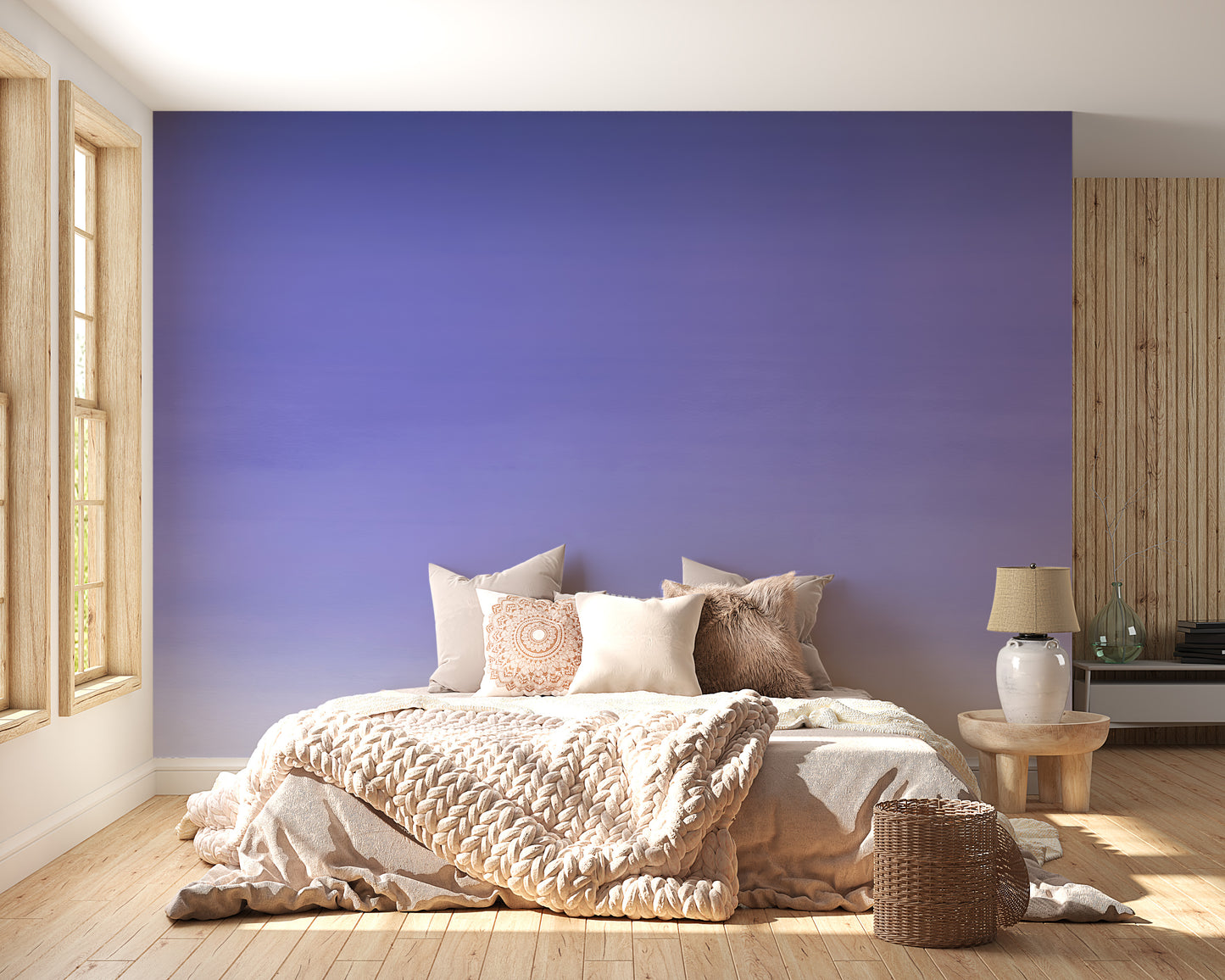 Purple Ombre Wall Mural