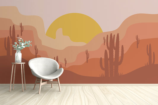 Desert Landscape Wallpaper creates serene