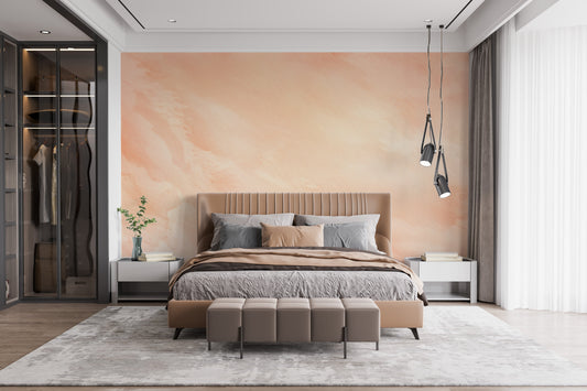 Peach fusion wallpaper for bedrooms