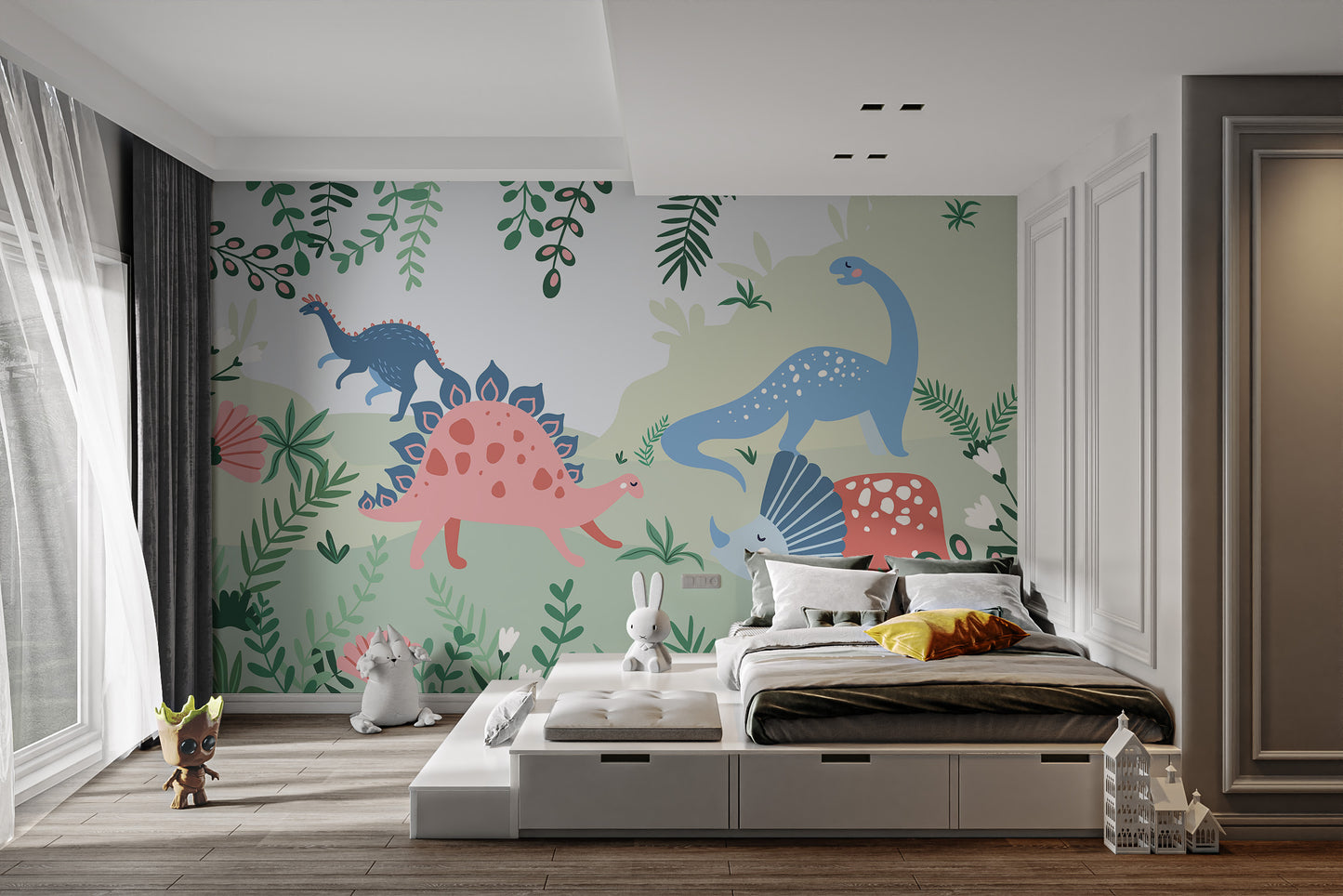 Kids Dinosaur Wallpaper Mural