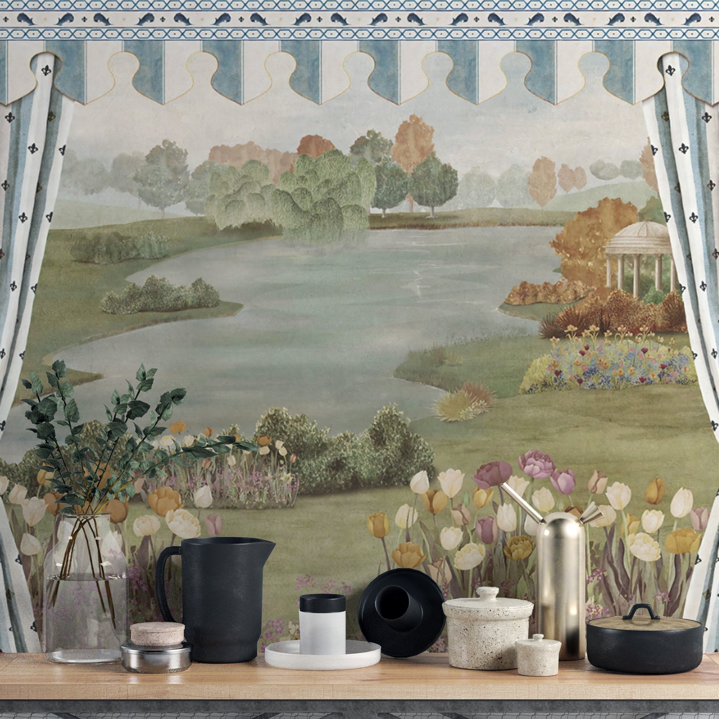 Garden Landscape Wall Mural