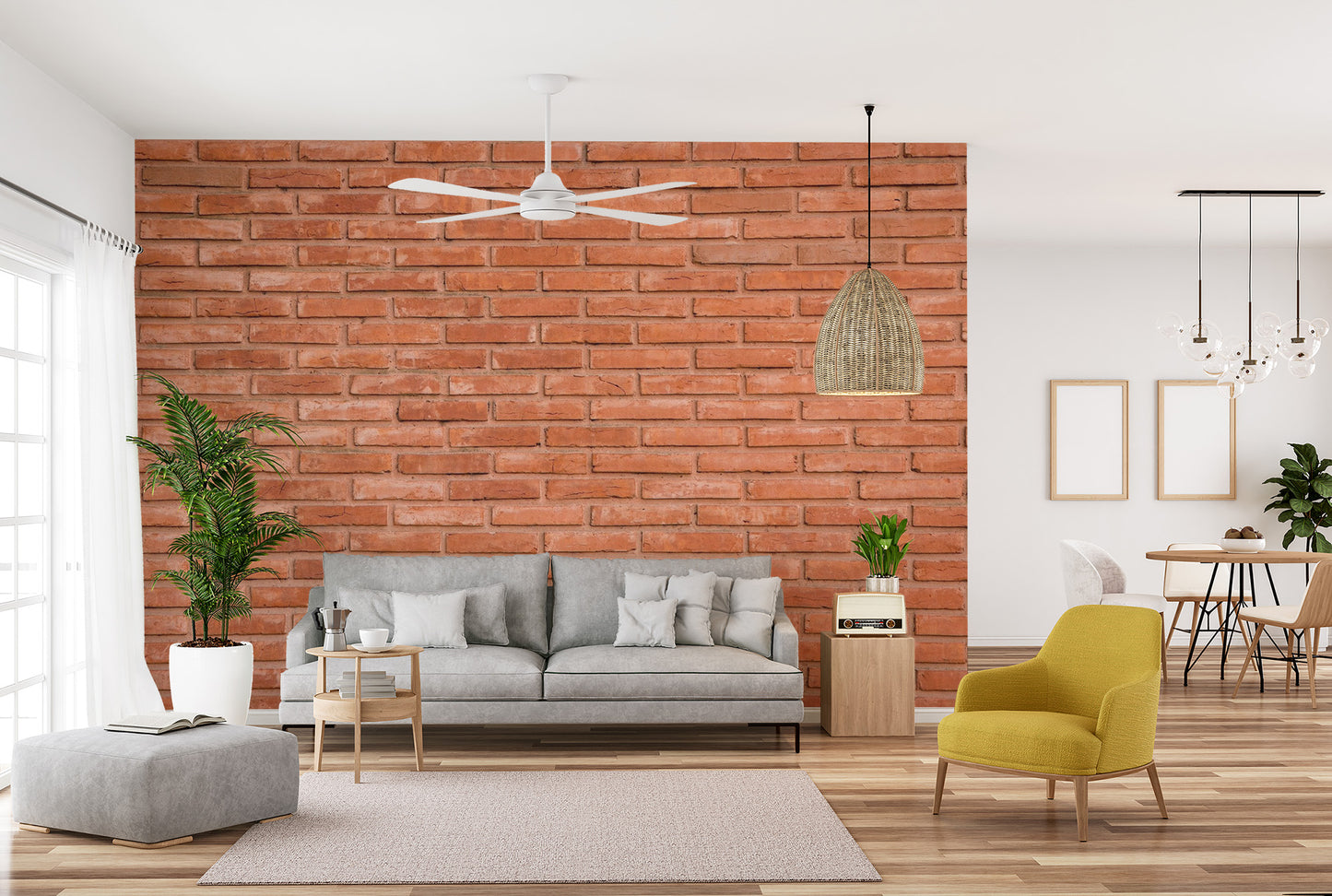 Red Bricks Wallpaper Mural