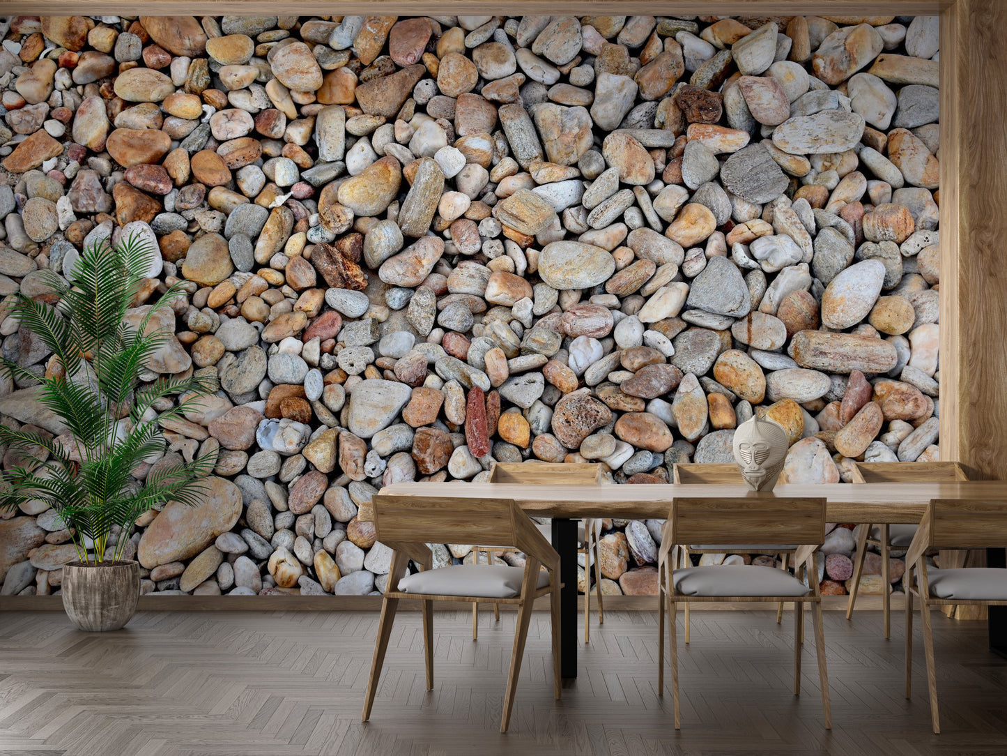 Decorative Pebble Stone Wallpaper Mural