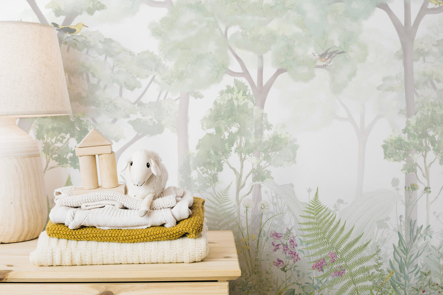 Magical fantasy forest design to transform the nursery