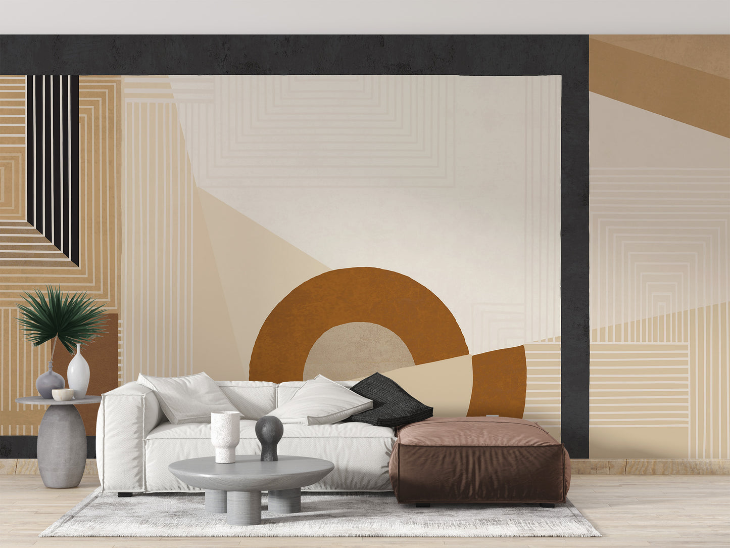 Geometric Modern Art Wall Mural