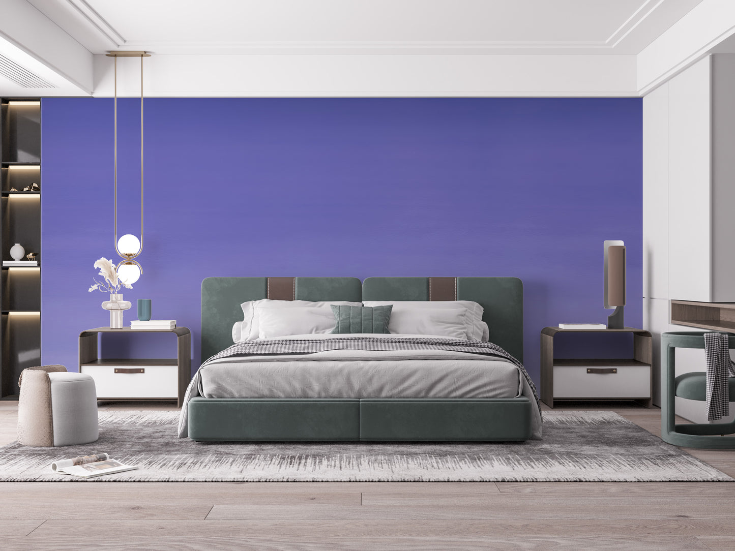 Purple Ombre Wall Mural