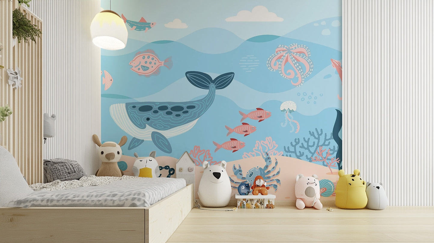 Underwater Fish Wallpaper Mural