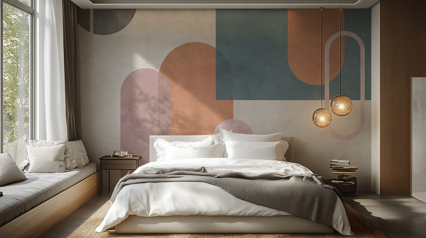 Elegant Edges Wallpaper Mural for stylish bedrooms