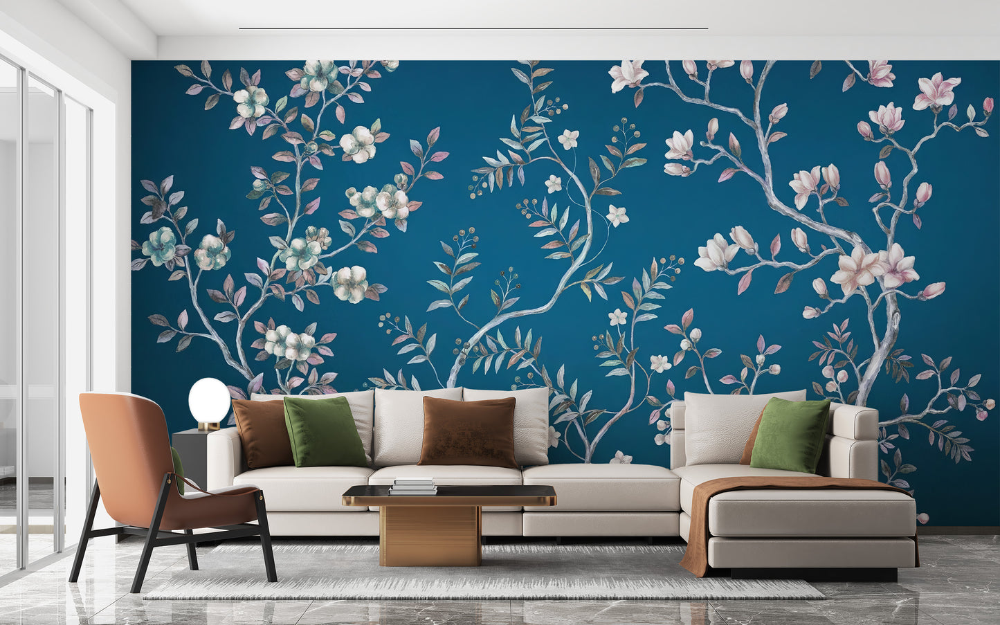 Timeless chinoiserie design in elegant blue