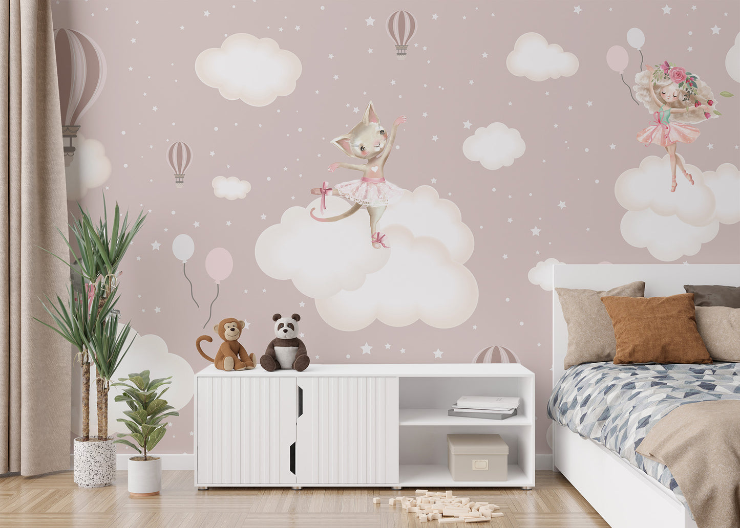 Enchanted Clouds Wall Mural