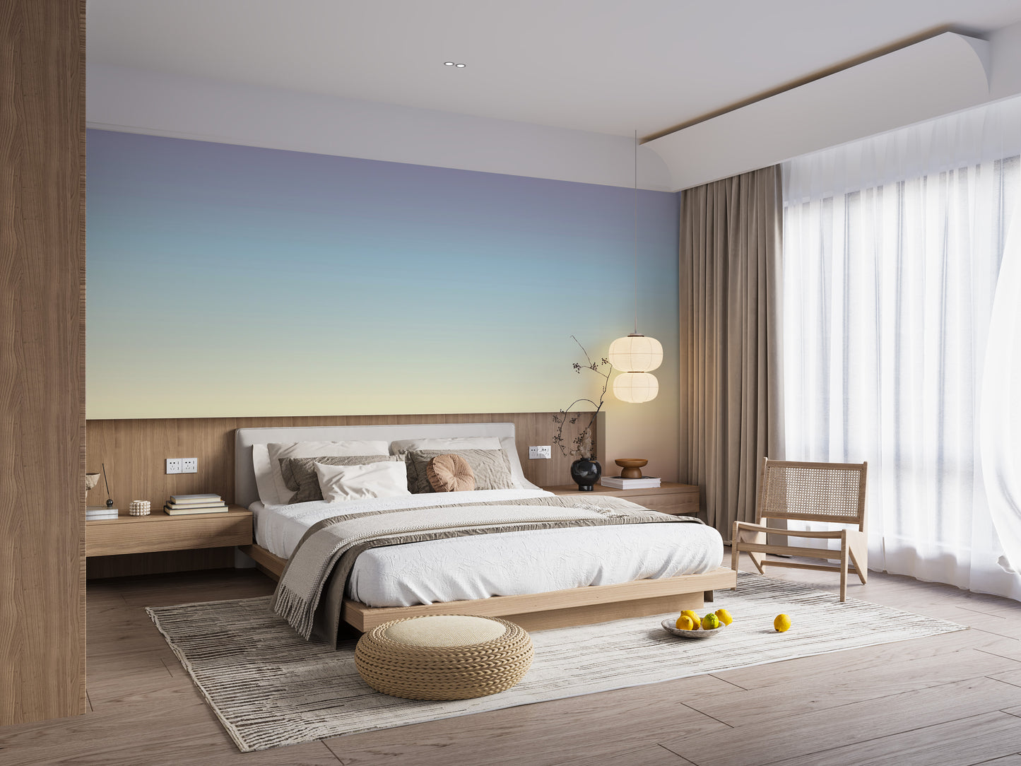 Pastel Ombre Wallpaper Mural