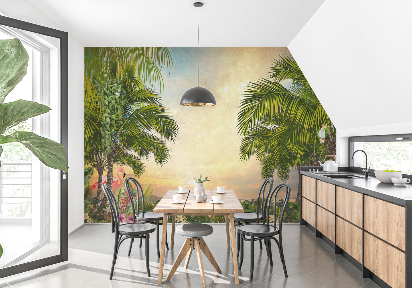 Lavish Sunset Wallpaper Murals - Giffywalls