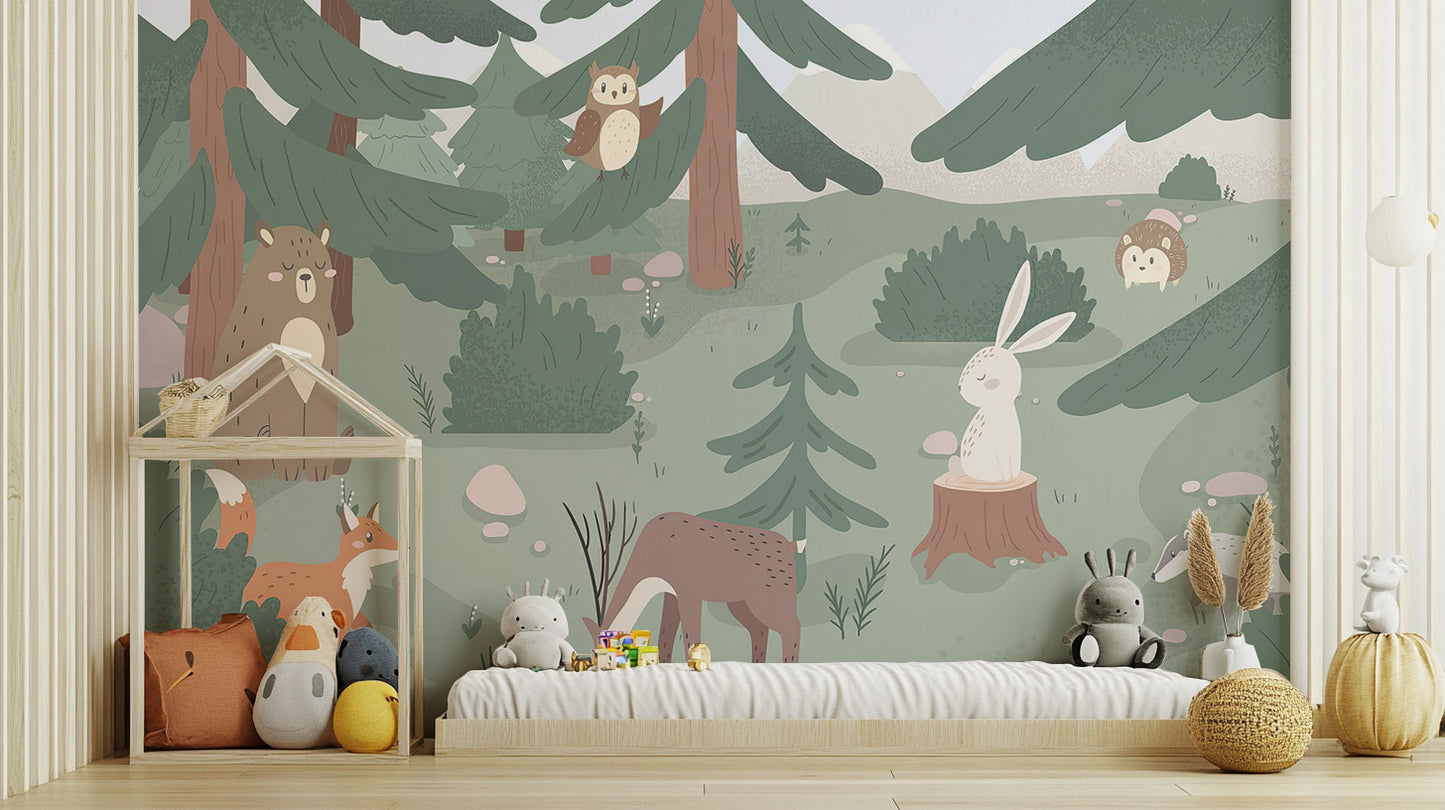 Forest Fables Wall Mural