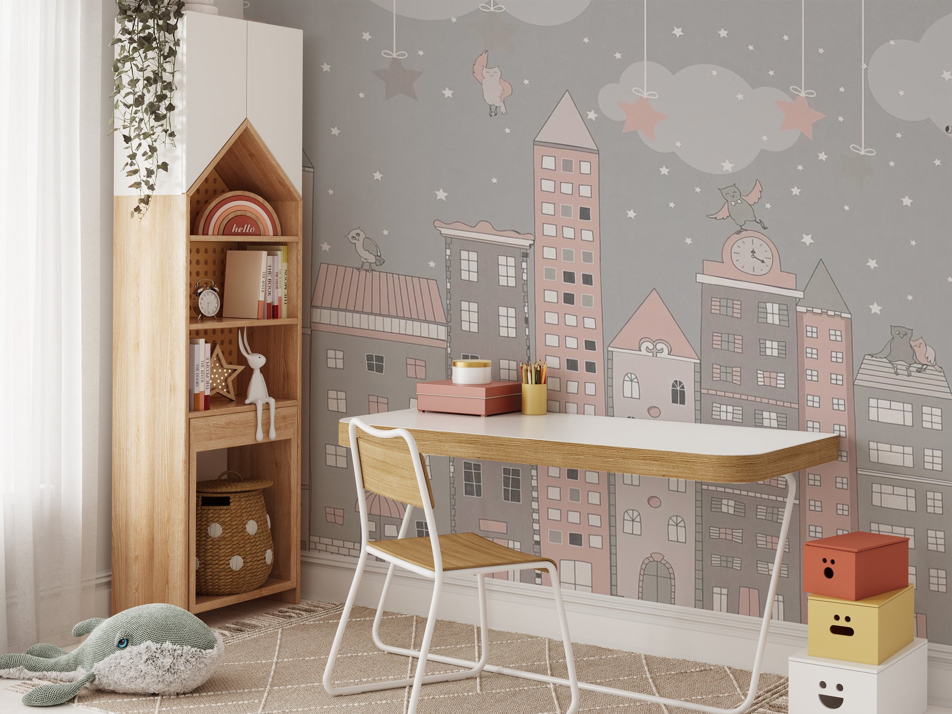 Urban Sketch Art Wallpaper Mural
