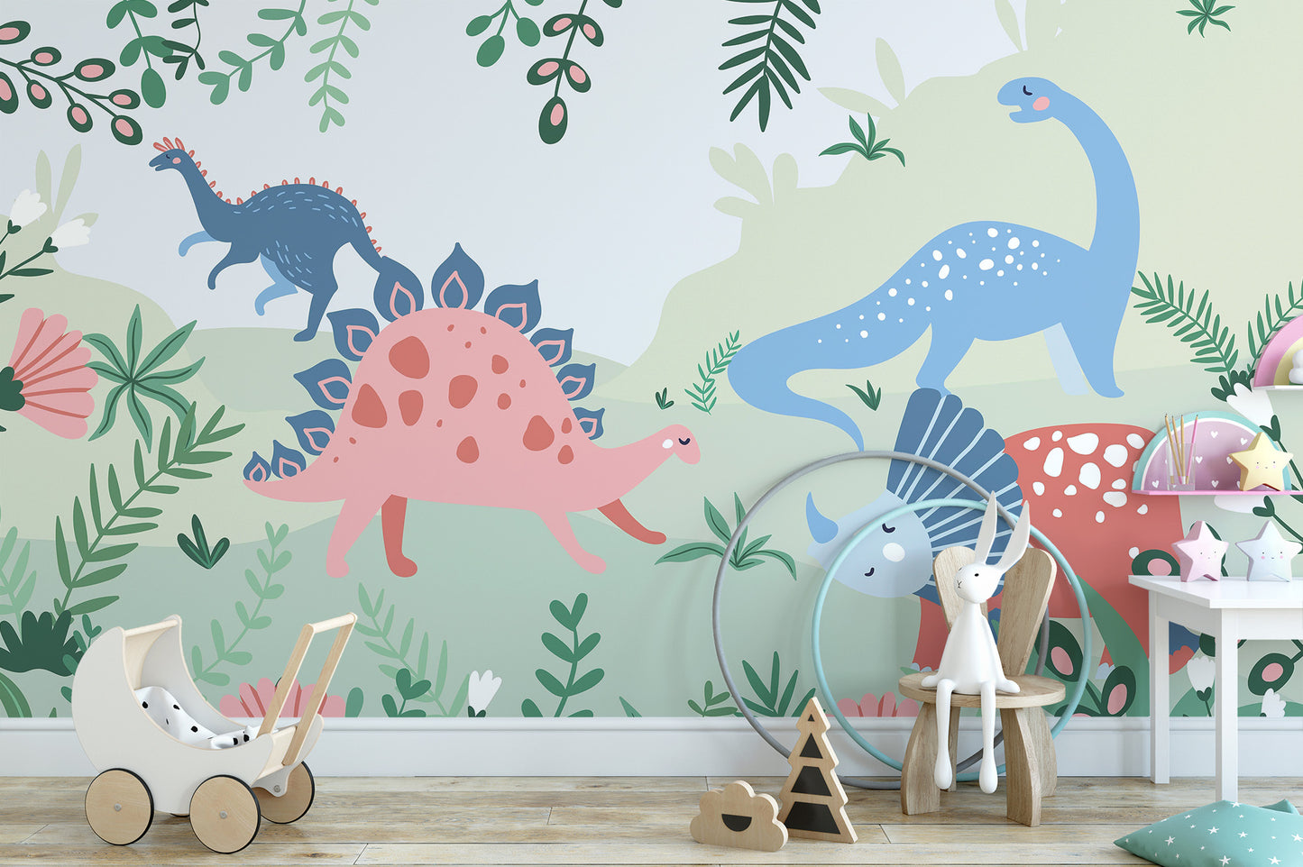 Kids Dinosaur Wallpaper Mural