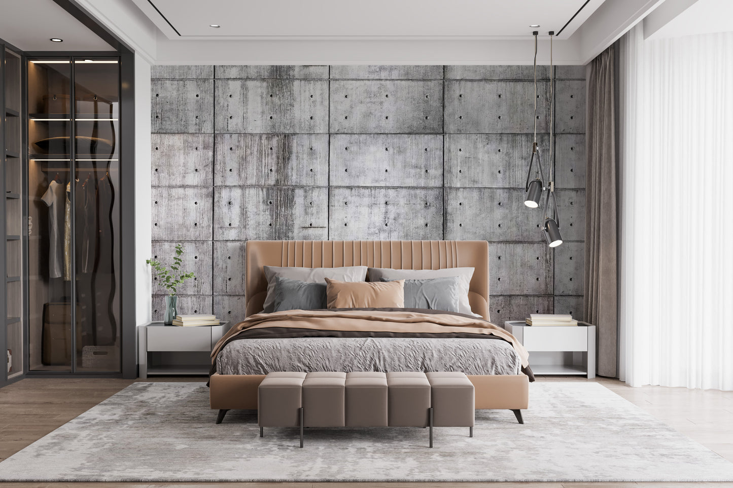 Raw Concrete Wallpaper Mural