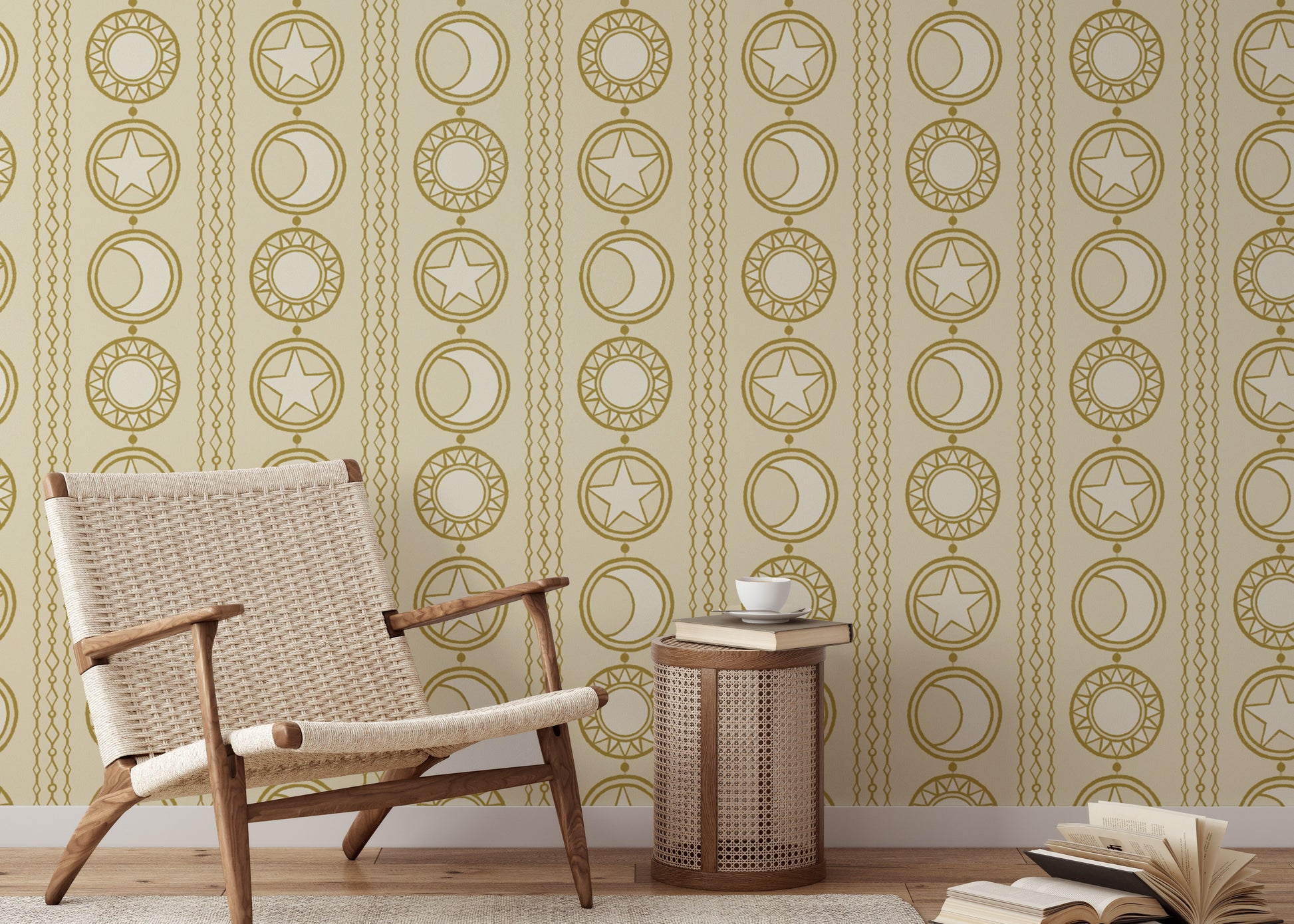 Celestial Medallions Wallpaper Murals - Giffywalls