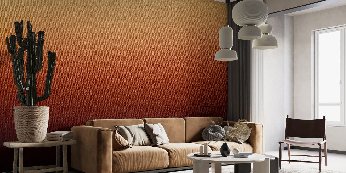 Abstract Warm Ombre Wall Mural