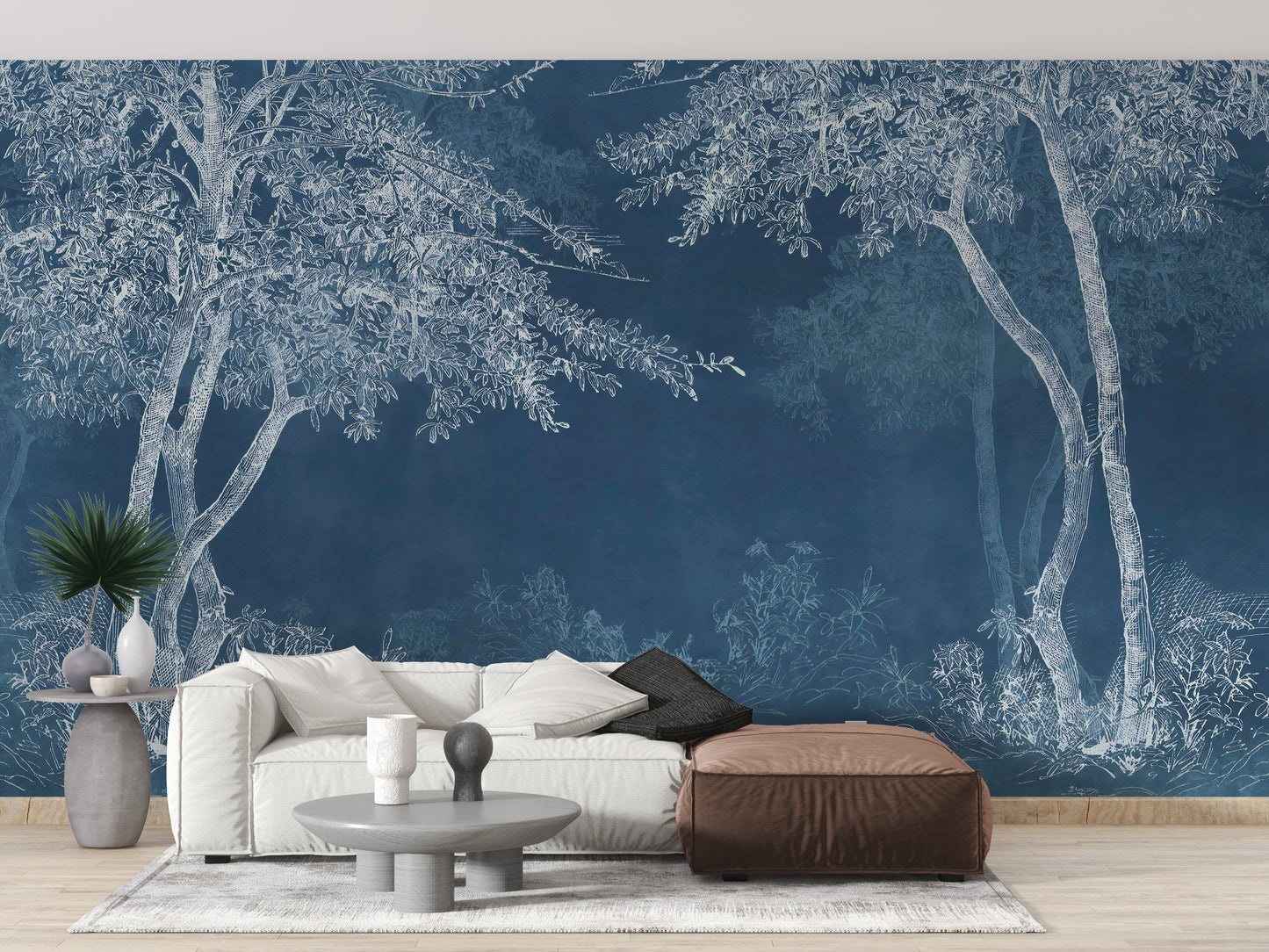 Blue Woods Wallpaper Murals