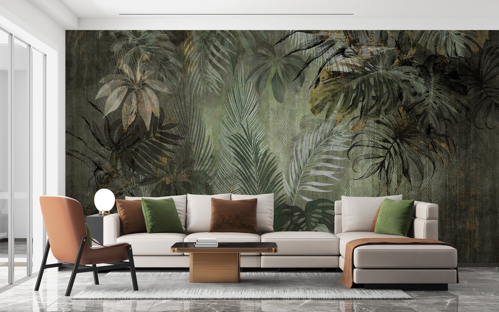 Lush Greenery Wallpaper Mural
