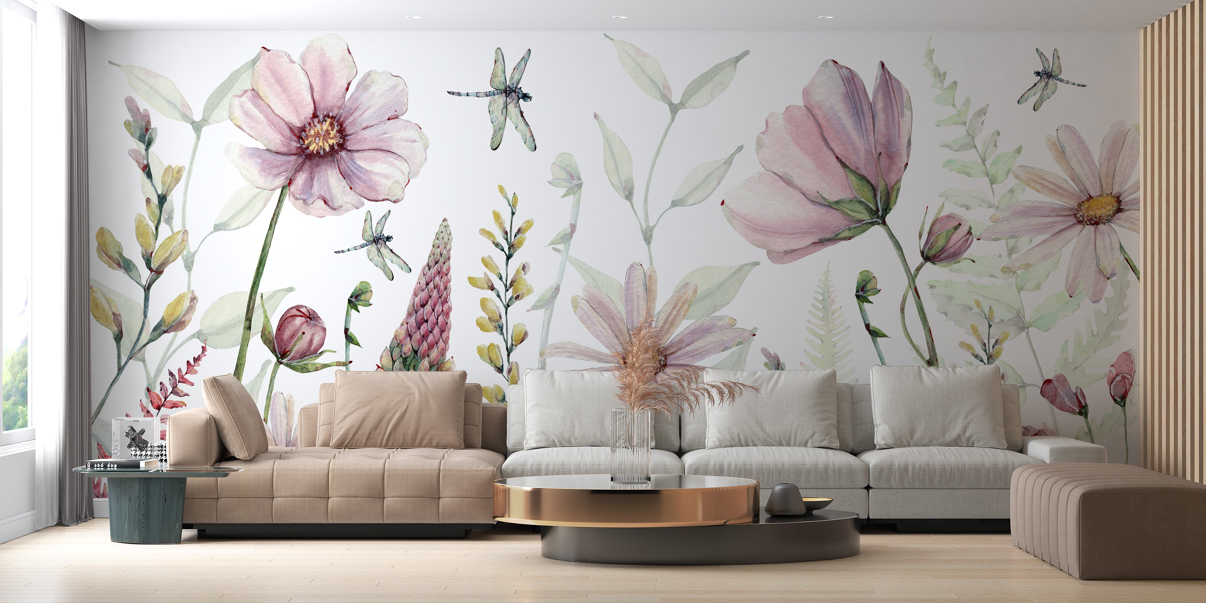 Fabulous Flowers wallpaper for walls