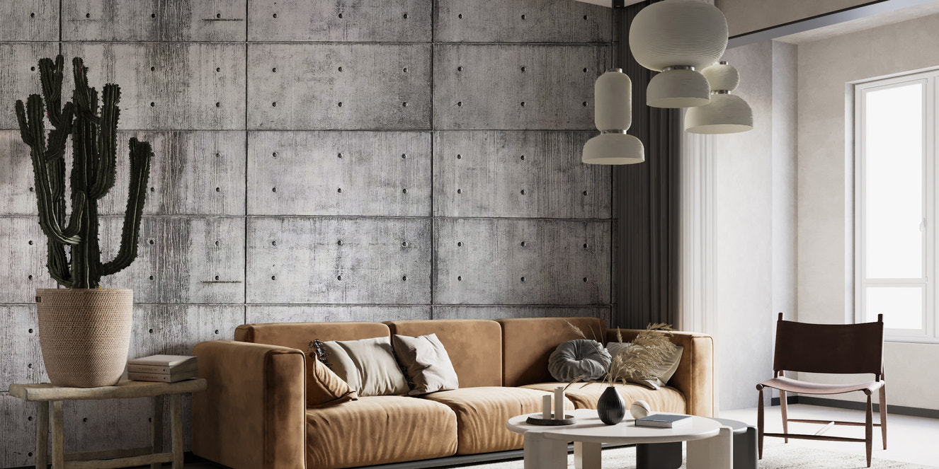 Raw Concrete Wallpaper Mural