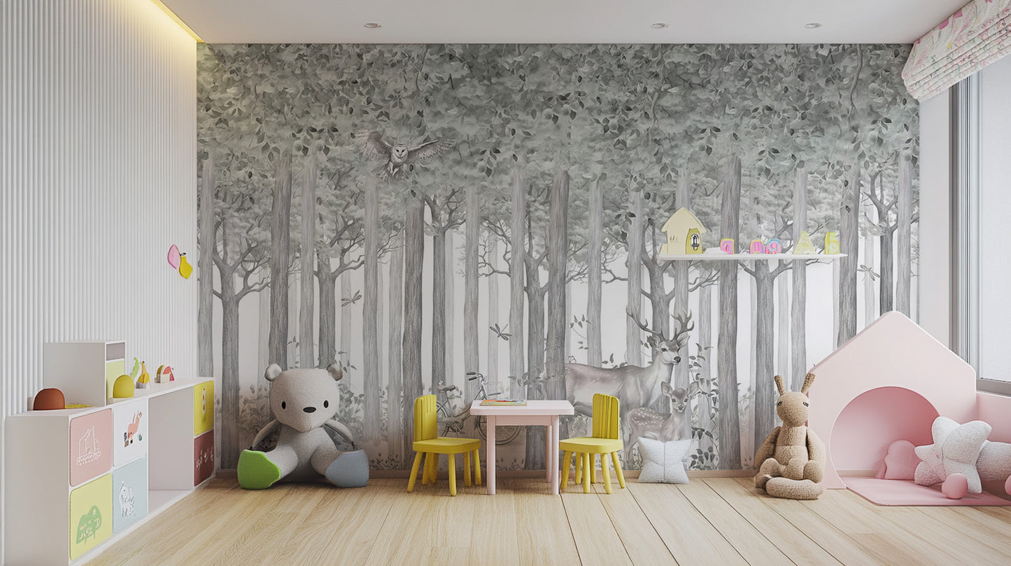 Mystical Fauna Wall Mural