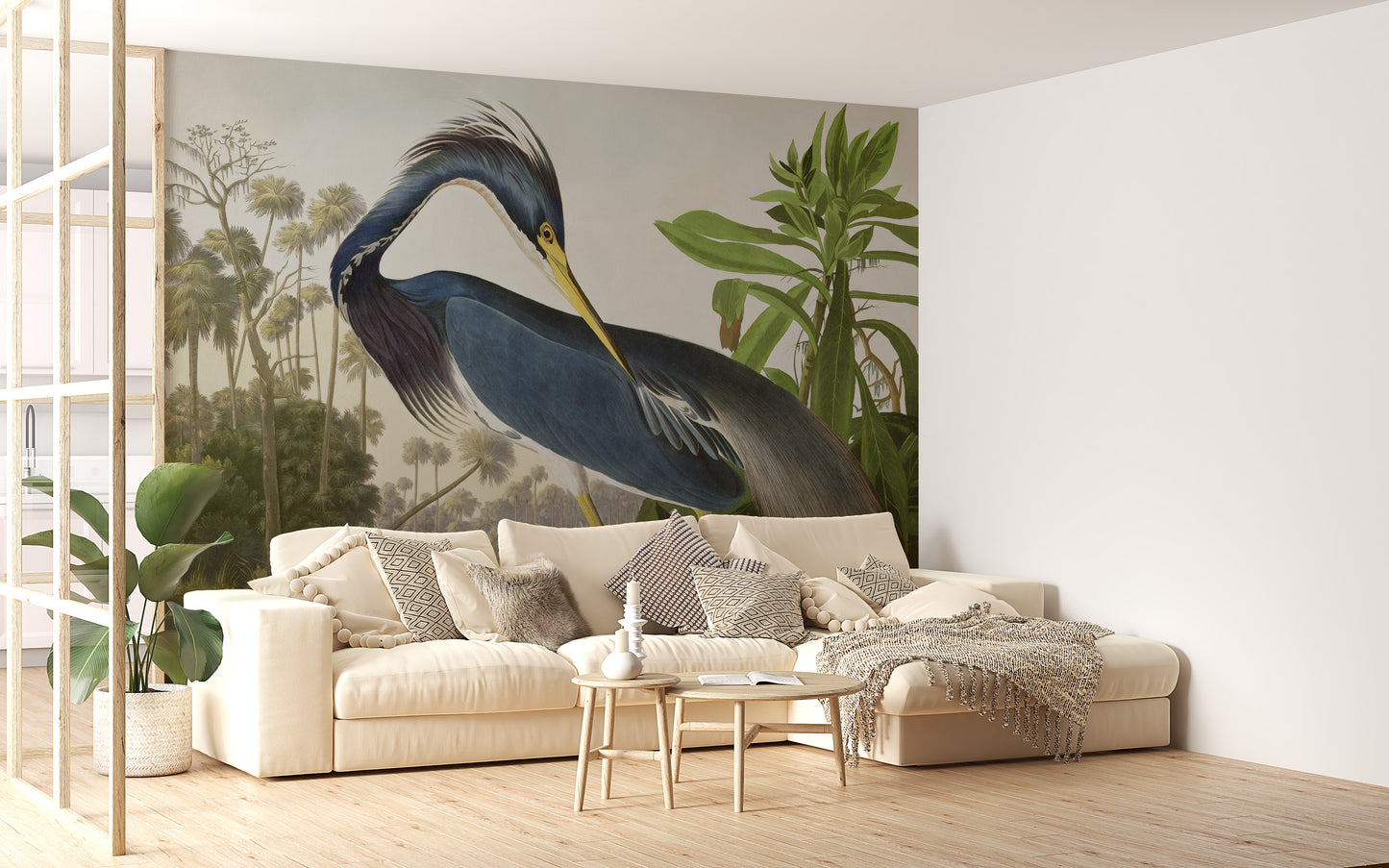 Blue Heron Wallpaper Murals - Giffywalls