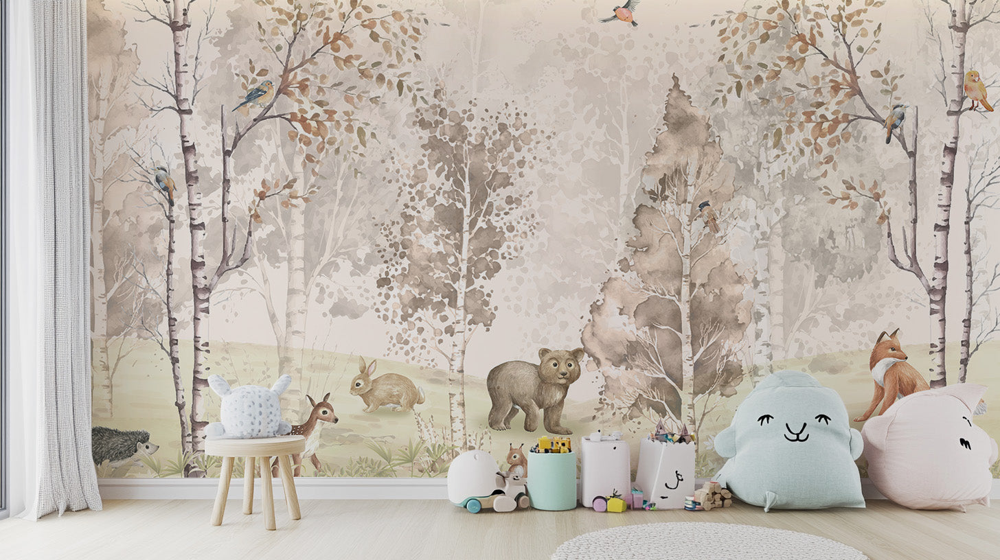 Magical Menagerie wallpaper adds outdoor magic