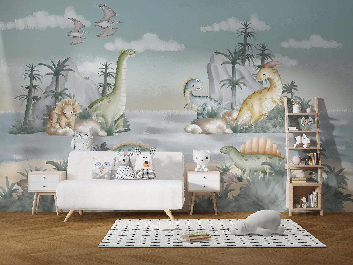 Transform your kids' room with an ancient adventures wall mural.